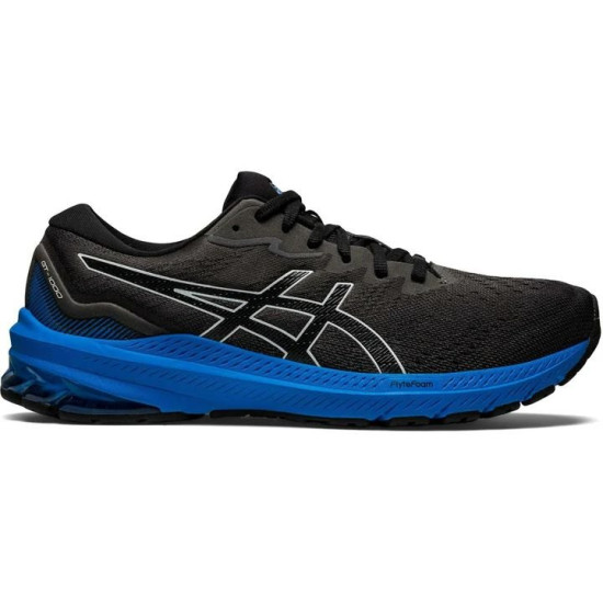 Sepatu Lari Asics GT 1000 11 Black Electric Blue 1011B354 003-8