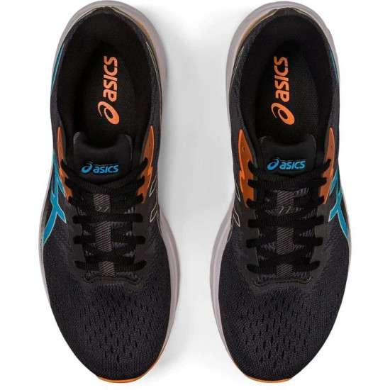 Sepatu Lari Asics GT 1000 11 Black Island Blue 1011B354 004-7