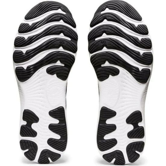 Sepatu Lari Asics Gel Nimbus 24 Black White 1011B359 001-11.5