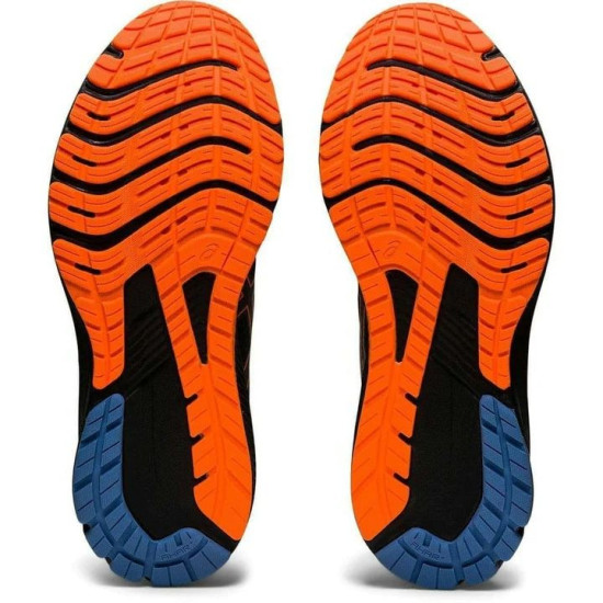 Sepatu Lari Asics GT 1000 11 GTX Black Shocking Orange 1011B447 001-7