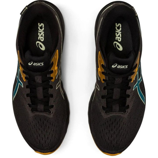 Sepatu Lari Asics GT 1000 11 GTX Black Ink Teal 1011B447 003-7