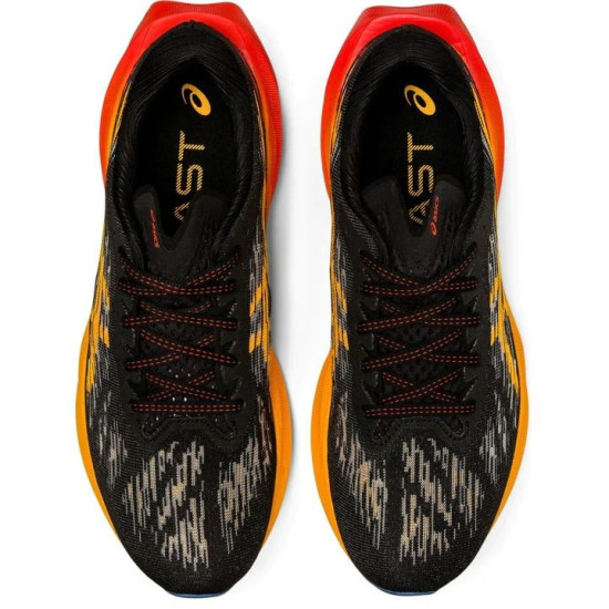 Sepatu Lari Asics NovaBlast 3 Black Amber 1011B458 001-13