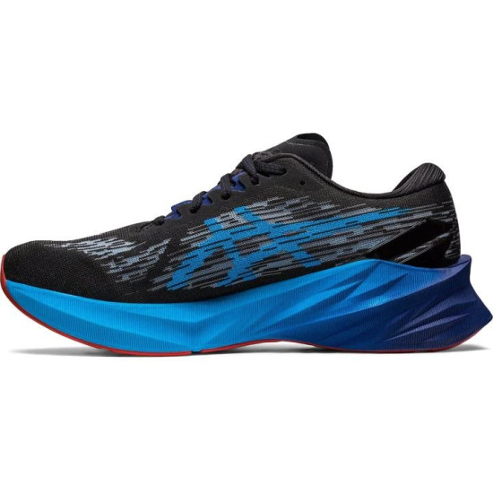 Sepatu Lari Asics NovaBlast 3 Black Island Blue 1011B458 004-7