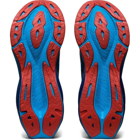 Sepatu Lari Asics NovaBlast 3 Black Island Blue 1011B458 004-7 Sepatu Lari Asics NovaBlast 3 Black Island Blue 1011B458 004-7