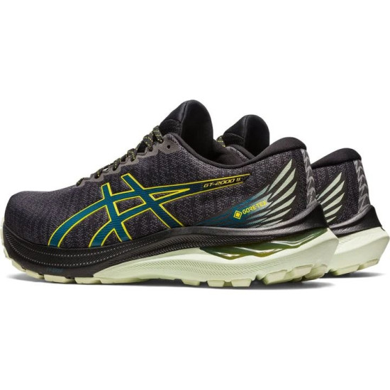 Sepatu Lari Asics GT 2000 11 GTX Black Ink Teal 1011B477 002-7