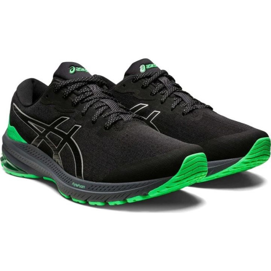 Sepatu Lari Asics GT 1000 11 Lite Show Black New Leaf 1011B480 001-7