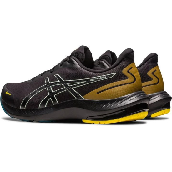 Sepatu Lari Asics Gel Pulse 14 GTX Black hisper Green 1011B490 001-7