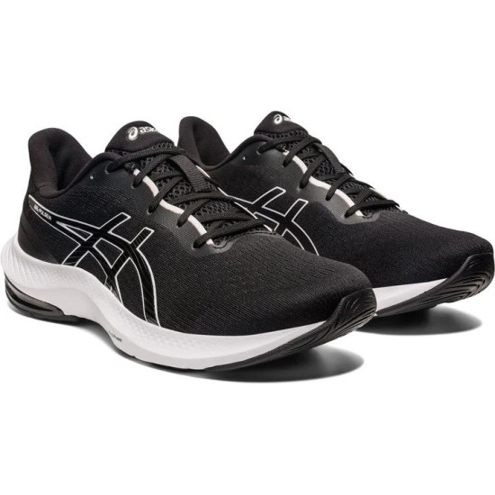 Sepatu Lari Asics Gel Pulse 14 Black White 1011B491 003-7