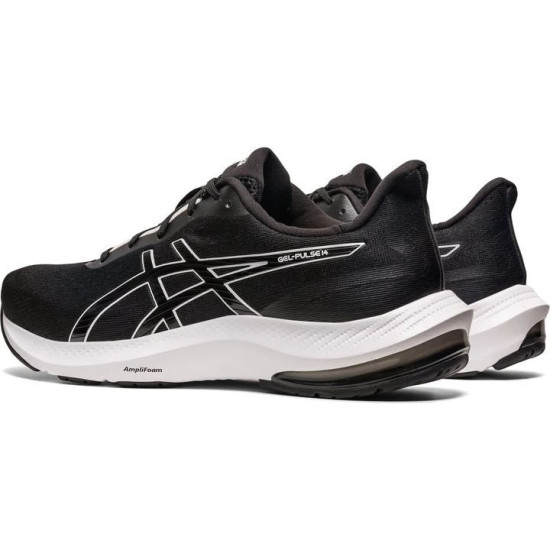 Sepatu Lari Asics Gel Pulse 14 Black White 1011B491 003-7