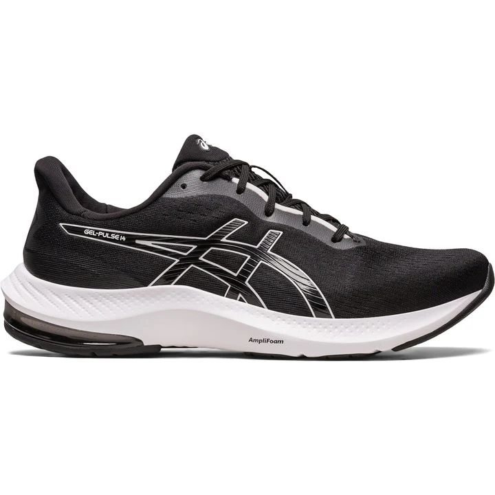 Sepatu Lari Asics Gel Pulse 14 Black White 1011B491 003 7