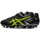 Sepatu Bola Asics DS Light FG 2E Wide Black Safety Yellow 1103A069-002