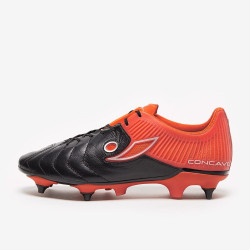 Sepatu Bola Concave Aura+ SG Black Red Orange AUPLSGBLKRGE193