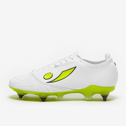 Sepatu Bola Concave Halo+ Pro K-Leather SG White Green HAPKLSGWHEGRN211