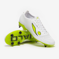 Sepatu Bola Concave Halo+ Pro K-Leather SG White Green HAPKLSGWHEGRN211