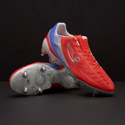 Sepatu Bola Concave Halo+ MF SG Red White Blue HAPMSGBLURED185