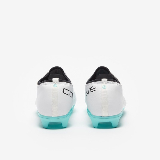 Sepatu Bola Concave Halo FG  White Cyan Black HAESFGWHTCYA221