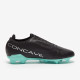 Sepatu Bola Concave Halo FG Black Cyan HAESFGBLKCYA221