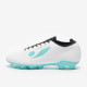 Sepatu Bola Concave Halo FG  White Cyan Black HAESFGWHTCYA221