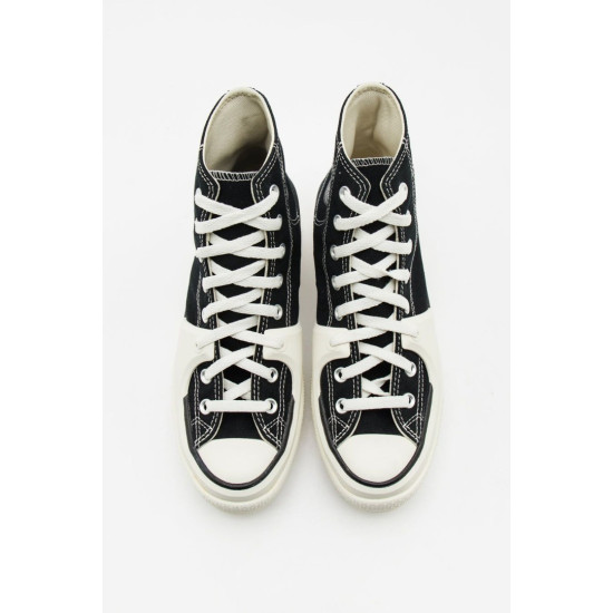 Sepatu Sneakers Converse Chuck Taylor All Star utility Sneaker in Black Vintage White A05094C-4