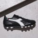 Sepatu Bola Diadora Brasil Made In Italy K-Leather Pro FG Black White 101174843-C0641