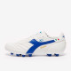 Sepatu Bola Diadora Brasil Made In Italy K-Leather Pro FG White Royal 101174843-C3064