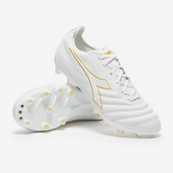 Sepatu Bola Diadora B-Elite Pro FG White Gold 101175636-C1070