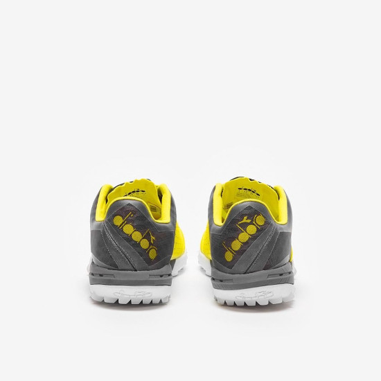 Sepatu Futsal Diadora Brasil Sala TF Yellow Fluo Black 101176272-C0004