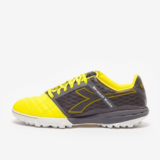 Sepatu Futsal Diadora Brasil Sala TF Yellow Fluo Black 101176272-C0004