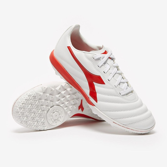 Sepatu Futsal Diadora B-Elite Academy TF White Milano Red 101178788-C9981