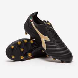Sepatu Bola Diadora B-Elite Italia Tech FG x Icon Series Black Gold 101178799-C0893