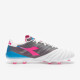 Sepatu Bola Diadora Veloce SL Made In Italy FG White Pink Fluo Blue 101179596-DO662