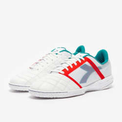 Sepatu Futsal Diadora Brasil Sala Cup IN White Navy 101179610-C2433