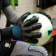 Sarung Tangan Kiper Gloveglu spce GloveGlu Space Black Aqua 70062104