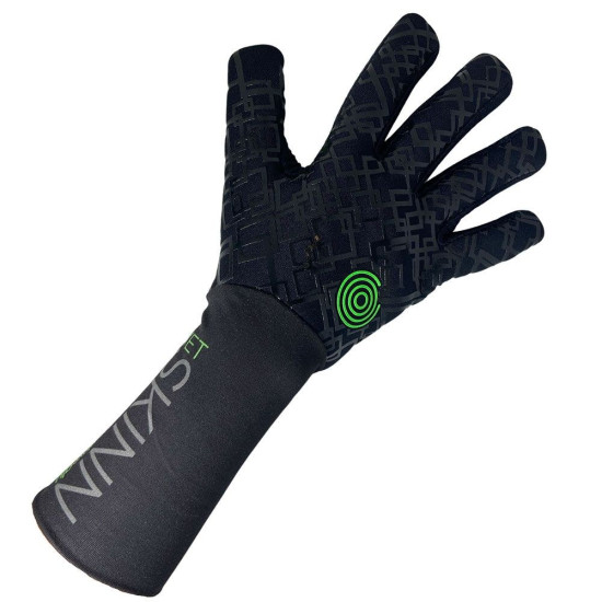 Sarung Tangan Kiper Gloveglu Wet Skinn Black Green 70102103