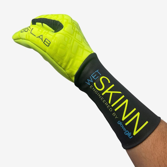 Sarung Tangan Kiper Gloveglu Wet Skinn Fluo Yellow Black 70102206