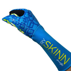 Sarung Tangan Kiper Gloveglu Dry Skinn Fluo Yellow Cyan 70102207