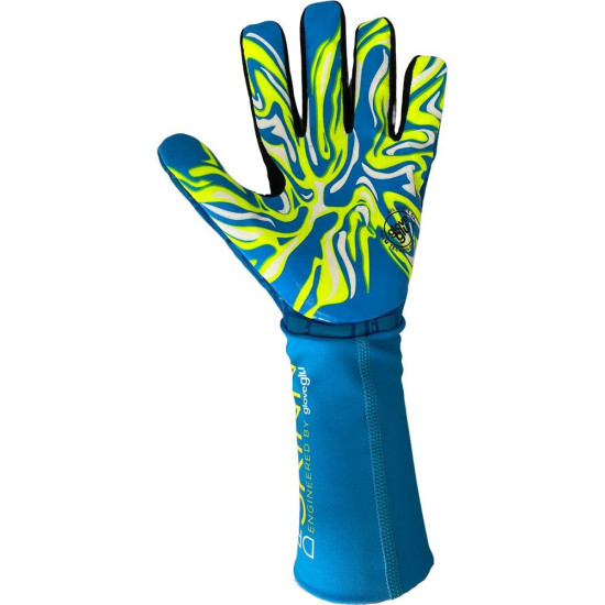 Sarung Tangan Kiper Gloveglu Dry Skinn Fluo Yellow Cyan 70102207