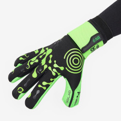 Sarung Tangan Kiper Gloveglu Exome+ Black Gloveglu Green 9010010