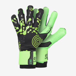 Sarung Tangan Kiper Gloveglu Exome+ Black Gloveglu Green 9010010