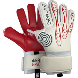 Sarung Tangan Kiper Gloveglu LAB Base Astro White Red 901005