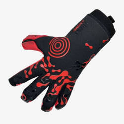 Sarung Tangan Kiper Gloveglu Exome+Megagrip Plus Red Black 901011