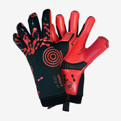 Sarung Tangan Kiper Gloveglu Exome+Megagrip Plus Red Black 901011