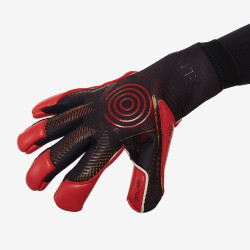 Sarung Tangan Kiper Gloveglu Fre Black Red GGFRE21