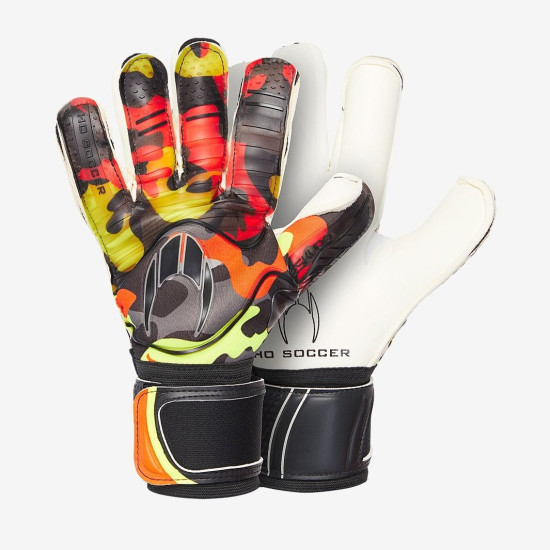 Sarung Tangan Kiper HO Eskudo Action Black Neon Lime Fluo Orange 051.0806