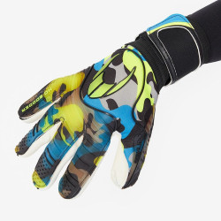 Sarung Tangan Kiper HO Eskudo Action Black Neon Lime Pacific Blue 051.0807