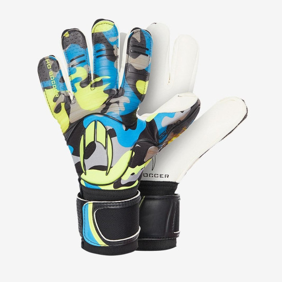 Sarung Tangan Kiper HO Eskudo Action Black Neon Lime Pacific Blue 051.0807 Sarung Tangan Kiper HO Eskudo Action Black Neon Lime Pacific Blue 051.0807