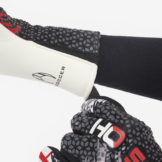 Sarung Tangan Kiper HO England World Cup 2022 First Evolution Patriot Gloves Black White Red 052.0155 Sarung Tangan Kiper HO England World Cup 2022 First Evolution Patriot Gloves Black White Red 052.0155