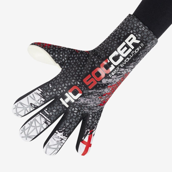 Sarung Tangan Kiper HO England World Cup 2022 First Evolution Patriot Gloves Black White Red 052.0155 Sarung Tangan Kiper HO England World Cup 2022 First Evolution Patriot Gloves Black White Red 052.0155