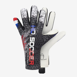 Sarung Tangan Kiper HO France World Cup 2022 First Evolution Patriot Gloves Black White Red Blue 052.0156