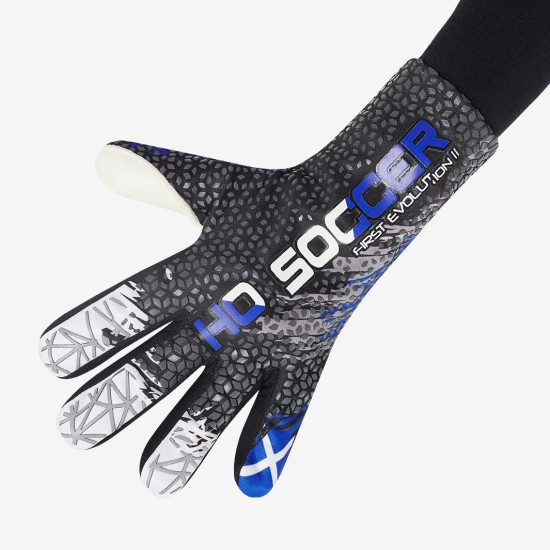 Sarung Tangan Kiper HO Scotland World Cup 2022 First Evolution Patriot Gloves Black White Blue 052.0164 Sarung Tangan Kiper HO Scotland World Cup 2022 First Evolution Patriot Gloves Black White Blue 052.0164
